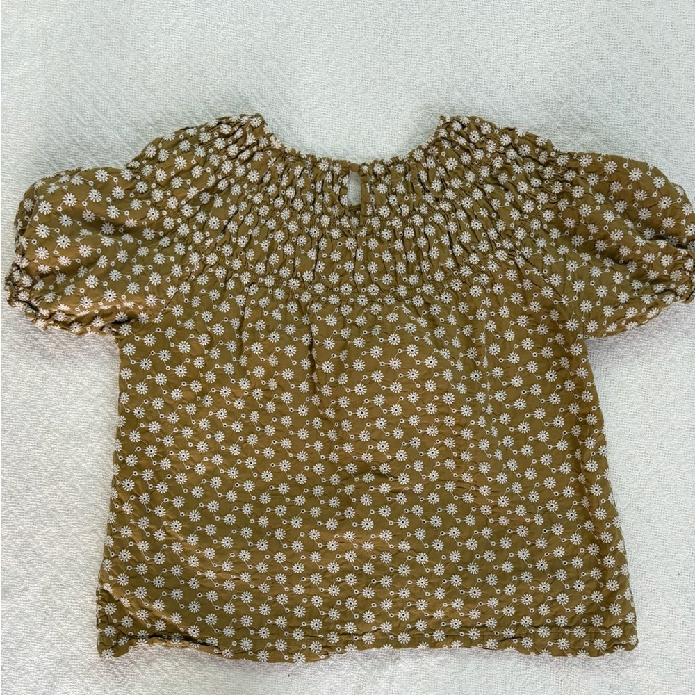Madewell smocked top